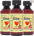 CHILDLIFE ESSENTIALS Liquid Zinc Plus for Kids & Toddler - Liquid Supplement Drops, Zinc Gluconate & Copper for Immune Support - Mango Strawberry, 4 Fl Oz (Pack of 3)