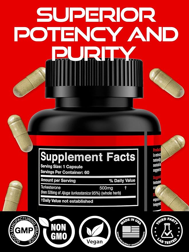 Black Forest NMN 1000mg Turkesterone 500mg and 5X Berberine Wellness Performance Bundle for Energy Strength Metabolic Support