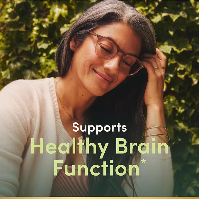 Nature's Bounty Ginkgo Biloba Capsules 120mg, Memory Support Supplement, Supports Brain Function and Mental Alertness, 100 Capsules (Pack of 2)