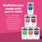 Garden of Life Dr Formulated Multi+ Beauty Complex Fermented Liposomal Multivitamin Plus Hair Skin and Nails Vitamins, French Melon SOD, Biotin & Probiotics, 30 Capsules, Supplement for Women & Men