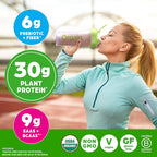 Orgain Organic 30g Vegan Protein Powder, Chocolate 9g EAAs + BCAAs, Plant Protein, 6g Prebiotic + Fiber, 1g Sugar, Pre-Workout, Muscle Support + Recovery - 2.01lb (Packaging May Vary)