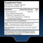 WELLNESS LABSRX Resveratrol Supplement 1000mg, 120 Capsules (60 Days Supply), Ultra-Strength High Purity Trans-Resveratrol for Healthy Aging, Anti-Aging and Heart Health Support - Vegan, Keto