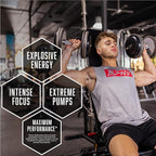 BSN N.O.-XPLODE Pre Workout Powder, Energy Supplement for Men and Women with Creatine and Beta-Alanine, Watermelon, 60 Servings, 2.45 Pound (Packaging May Vary)