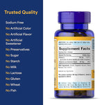 Puritan's Pride Vitamin E 184mg (400 IU) with Selenium 50mcg, Vitamin Supplement For Immune System and Antioxidant Health Support, 3 Month Supply, 100 Rapid Release Softgels