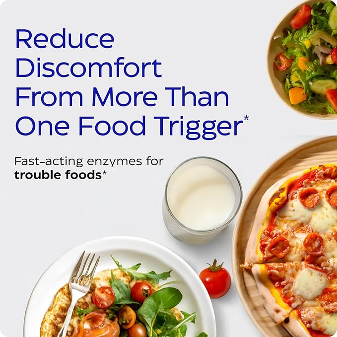 Enzymedica Digest Spectrum, Advanced Digestive Enzymes for Women and Men, Supports Digestion and Multiple Food Intolerances, Fast-Acting Formula for Gas and Bloating Relief, 90 Capsules