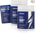 InnoSupps Inno NMN+ Supplement 500mg with NAD+ for Brain Function, Anti Aging & Cell Regeneration, Supports Cellular Energy, Muscle & Heart Health, w/Resveratrol, Niacin, & Vitamin C - 60 Servings