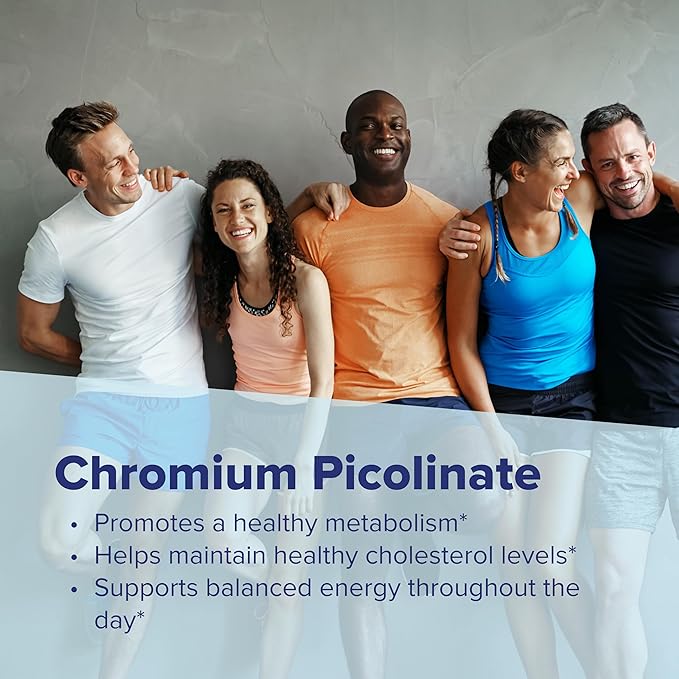 Superior Source Chromium Picolinate - Supplement Formula Supports Healthy Sugar Metabolism - 500 mcg, 50 Instant Dissolve Tablets
