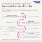 V•Nella Lactic Acid Metabolizing Probiotic Supplement - Revolutionary Gut Health Supplement and Energy Booster for Fatigue - Supports Endurance, Microbiome Balance, and Digestive Health