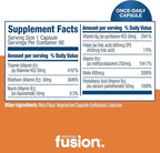 Bariatric Fusion Vitamin B-50 Complex | Vegan B Complex Vitamins for Women and Men | Easy to Swallow Vitamin B Complex Capsule | 8 B Vitamins Including Vitamin B12 | 90 Count | 3 Month Supply