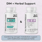 Youth & Tonic DIM Supplement for Women – Estrogen Metabolism & Hormonal Support – Menopause, Perimenopause & Premenopausal Bundle, 90 Capsules