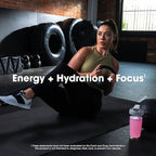 Optimum Nutrition Amino Energy Powder Plus Focus, with BCAA, Electrolytes, and Caffeine, Juicy Strawberry, 30 Servings (Packaging May Vary) (Pack of 6)