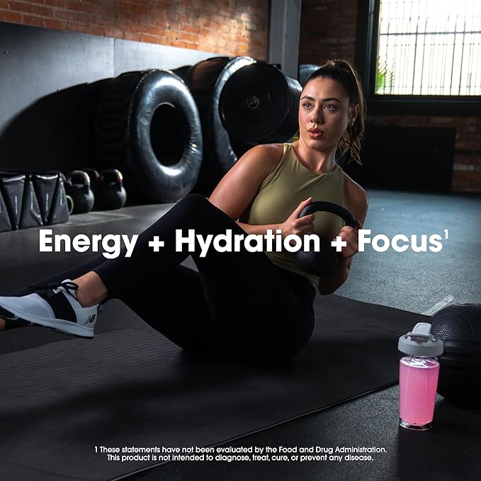 Optimum Nutrition Amino Energy Powder Plus Focus, with BCAA, Electrolytes, and Caffeine, Watermelon, 30 Servings (Packaging May Vary) (Pack of 6)