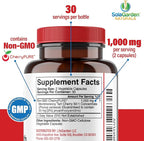 Super Strength CherryPURE Tart Cherry Supplement – 50:1 Concentrate Grown in The USA - Made with Non GMO Montmorency Cherries – by SolaGarden Naturals. 60 Non GMO Veggie Capsules.