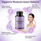 UT Defense Vaginal Probiotics for Women – Probiotics & Prebiotics + D-Mannose, Turmeric Root 95% Curcuminoids & Cranberry 40% PAC – 6 Billion CFU Lactobacillus Blend – 60 Veggie Capsules