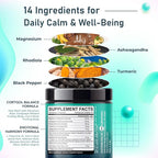 Ultra Cortisol Health 1630 mg with Ashwagandha, Rhodiola, Apigenin & Holy Basil – Supports Mood, Resilience & Daily Balance – 180 Capsules