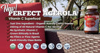 Perfect Supplements – Perfect Acerola Powder – 156 Grams – 100% Pure Acerola Cherry – All-Natural Vitamin C Superfood – Immune System Support