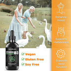 Think Above Vitamin B3 Niacinamide Liquid - Non Flush Form of B3 Niacin - Convenient Vitamin B3 Niacinamide Drops for Women and Men - Easy to Swallow 2oz (60ml)