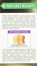 Nature's Bounty Ultra Strength Probiotic 10, 140 Capsules