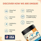 Sandhu's Grass Fed Bovine Colostrum Powder for Humans, Adults | 65 Servings (Pack of 2) Cows Supplement | High IgG for Gut Health | Immunity & Muscle Recovery Support | Unflavored | for Men & Women