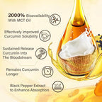 Turmeric Gummies 1000mg w/MCT Oil C8 C10, Organic Antioxidant, Turmeric Curcumin Supplement with Black Pepper Extract, Support Comfort, Boost Energy, Ultra Absorption, Sugar Free, 120Cts