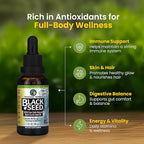 Amazing Herbs Premium Black Seed Oil - Gluten Free, Non GMO, Cold Pressed Nigella Sativa Aids in Digestive Health, Immune Support, Brain Function - 1 Fl Oz (Pack of 3)