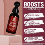 Prime Code Liquid Vitamin B1 Drops with Vitamin B3 B6 & B12 | B Complex Liquid Supplement | Thiamine Supplement for Adults | High Absorption | Immune Support | Non-GMO | Gluten-Free