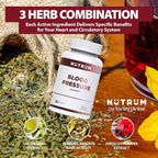Blood Pressure Support – Premium Heart & Circulation Formula - Third Party Tested, Non-GMO, Made in USA