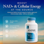 NMNH: Dihydronicotinamide Mononucleotide (120 Capsules) NAD+ Support NR NAD Supplement