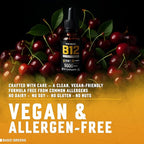 Vitamin B12 Sublingual Liquid Drops 5000 mcg – Vegan Methyl B-12 Supplement for Energy & Focus – B 12 Vitamin for Women & Men – Fast Absorption Methylcobalamin – 120 Servings – 4 fl oz