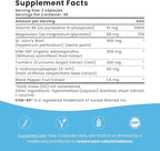 UltiChill Stress Relief Supplement, Non-Drowsy | for Enhanced Mood, Immune Booster & Sleep Support | Magnesium Glycinate, Vitamin B6, KSM-66 Ashwagandha, Turmeric & 5-HTP | Non-GMO, 60 Count