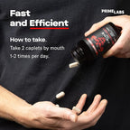 Prime Labs - Men's Testosterone Booster - Stamina, Endurance, & Strength Booster - 60 Caplets