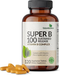 Futurebiotics Super B 100 Sustained Release Vitamin B Complex Non-GMO, 120 Vegetarian Tablets