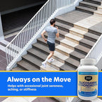 Berkley Jensen Glucosamine Chondroitin MSM Boswellia Complex - Triple Strength Advanced Dietary Supplement for Joints, Ligaments, Tendons, Bones, Connective Tissue Support, 200 Caplets (Pack of 1)