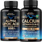 NUTRAHARMONY Alpha Lipoic Acid Capsules & Calcium Tablets