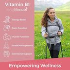 LongLifeNutri Vitamin B1 Liquid Drops - Thiamine Mononitrate Organic Supplement for Energy and Nerve Health, Fast Absorption, 4 FL OZ, 5-Month Supply, Lab Tested, Made in USA