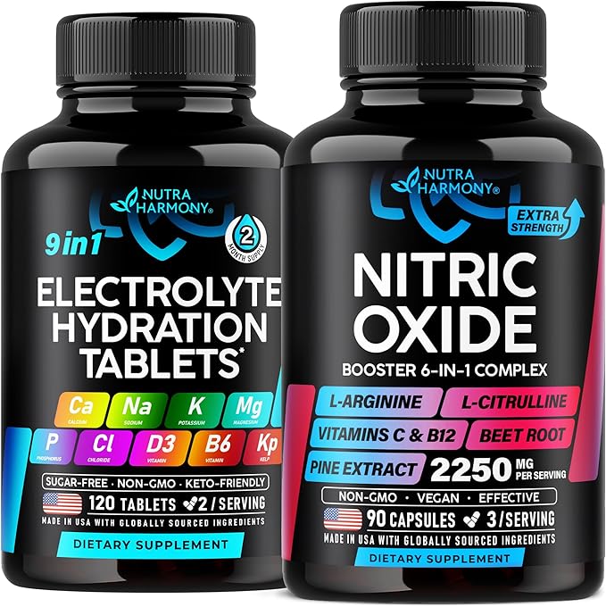 Electrolytes Tablets & Nitric Oxide Capsules