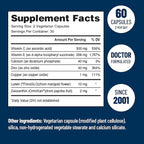 VisiVite AREDS 2 Select Eye Vitamins for Macular Support - Vitamins for Eyes with Zeaxanthin Plus Lutein Macular Supplement - Premium Macular Health Formula - Eye Supplements for Adults - 60 Capsules