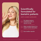 Bariatric Advantage Ultra Multivitamin with Iron - Ultra Multi with Iron - Capsule Format Multivitamin - Provides Full Complex of B Vitamins - with Vitamin C, Chromium & More - 90 Capsules