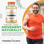 Boswellia Serrata Extract Joint Support Supplement by Powered by Plants – 65% High Potency Boswellic Acids with BioPerine – Supports Immunity, Mobility & Flexibility – 120 Vegan Capsules