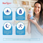 MaryRuth's Liquid Nighttime Multimineral Travel Pack | NO Melatonin | Bedtime Routine | Magnesium Citrate | Calcium | Zinc | Vitamin D3 | Vegan | Sugar Free | Gluten Free | 1 Oz | 8 Servings