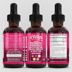 Liquid Probiotics for Women Drops with Chasteberry, Black Cohosh, Prebiotics, Digestive Enzymes, Evening Primrose Oil, Wild Yam, Cranberry Dmannose and Iron Vitamin D3 K2 Clean Nutra Bella Biotics (2)