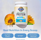Garden of Life Protein Powder, Vegan Protein Powder, BCAA, Probiotics & Digestive Enzymes, Gluten & Lactose Free, Vanilla, 23.28 Ounce