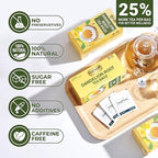 LeafLea Dandelion Root Tea Bags, 160 Dandelion Tea Bags, Natural Dried Dandelion Root, Caffeine-Free, Vegan, Gluten-Free, No Sugar, Sealed for Fresh Flavor, 4 Pack