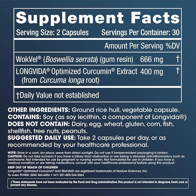 ProHealth Body & Joint - Optimized Curcumin Longvida (60 Veggie Capsules) (2-Pack)