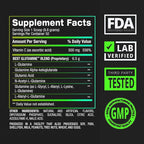 BPI Sports Best Glutamine Supplement, L Glutamine Powder for Gut Health, Muscle Recovery and Immune Support – 6 Advanced Glutamine Types + Vitamin C – 50 Servings – Lime Sherbet Flavor
