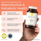 VIVOMEGA Fish Oil with VESIsorb® - Fertility Supplement for Women & Men - Doctor Formulated EPA DHA Omega 3 Fatty Acids, Vitamin D3 K2 for Reproductive Wellness - 60 Softgels