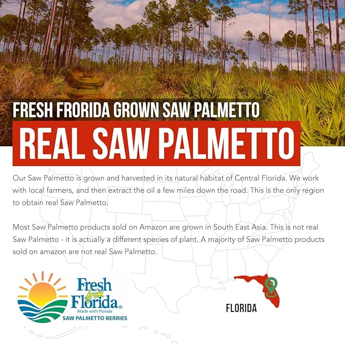 Saw Palmetto Extract – 10X Potency, Pharmaceutical Grade Strength - Plus Pumpkin Seed Oil - Supports Prostate Health, Relieves Urination Issues, Supports Hair Growth, DHT Blocker – 60 Softgels