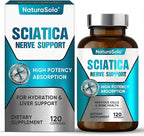 Sciatic Nerve & Discomfort Supplement - Nerve Savior for Neuropathy, 120 Capsules Featuring Alpha Lipoic Acid 300mg & Vitamin B Complex for Targeted Comfort