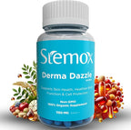 Derma Dazzle Alpha Lipoic Acid 600mg Capsules for Skin Brightening & Antioxidant Support – Promotes Healthy Complexion & Cellular Repair – 60 Capsules
