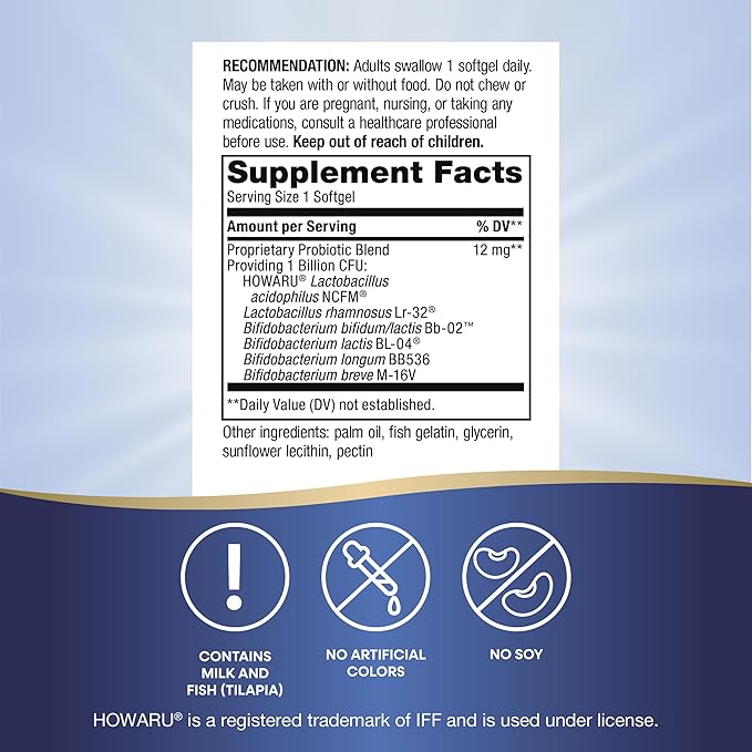 Nature's Way Complete Probiotic Pearls,Supports Digestive Balance*,1 Billion Live Cultures,Supplement for Men and Women,No Refrigeration Required,90 softgels,(Pack of 2)